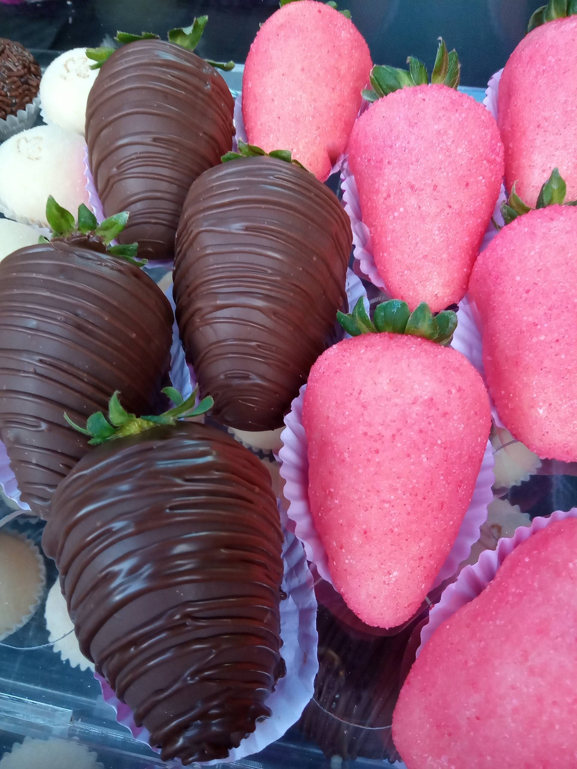 Bombom de morango
